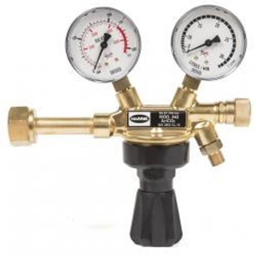 Harris Model 301 300 PSI Argon Regulator‎ with Gauges and Hose